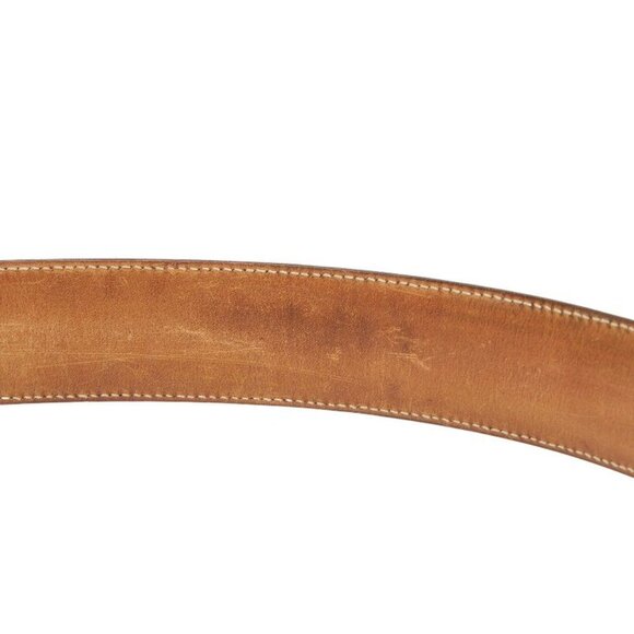 Gucci GG Supreme Belt 80 32 Beige Brown Leather